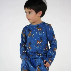 Raindeer Långärmad T-Shirt Federal Blue