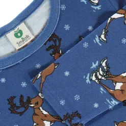 Raindeer Långärmad T-Shirt Federal Blue