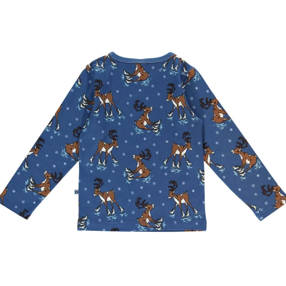 Raindeer Långärmad T-Shirt Federal Blue