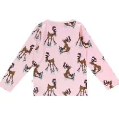 Raindeer Långärmad T-shirt Icy Pink