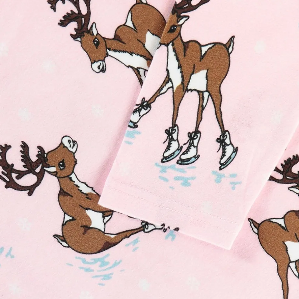 Raindeer Långärmad T-shirt Icy Pink