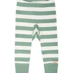 Randiga Baby-leggings Grön