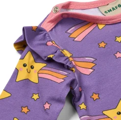 Reegnt With Shooting Star Långärmad Babydräkt Royal Purple