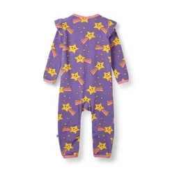 Reegnt With Shooting Star Långärmad Babydräkt Royal Purple