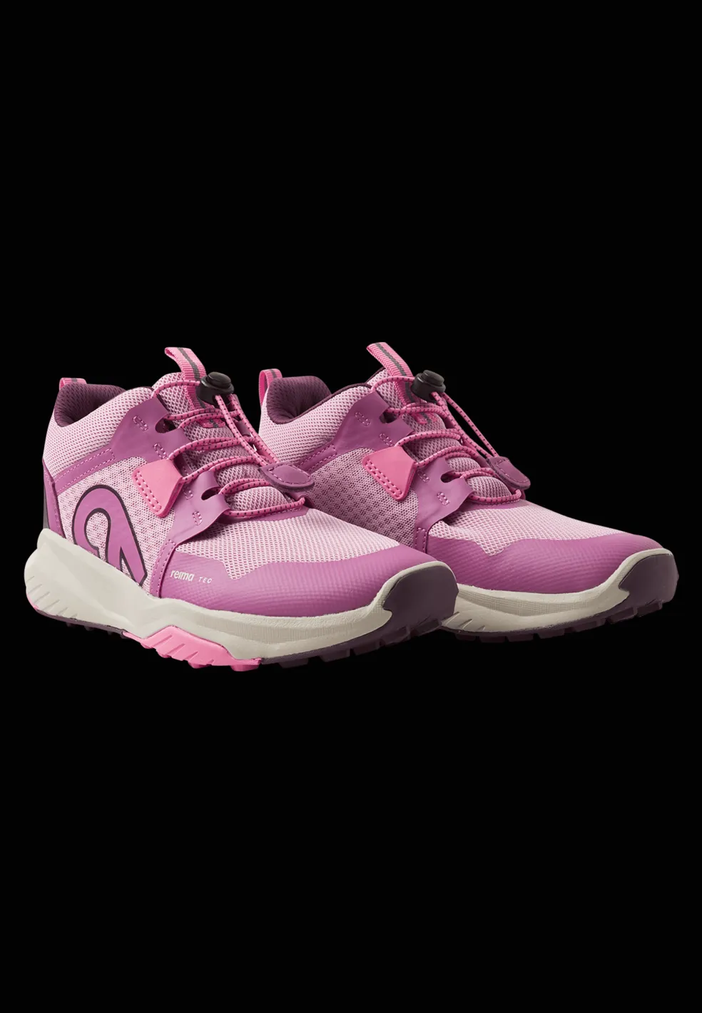 ReimaTec Rolling Steps Kiritin Vattentät High-Top Sneakers Grey Pink