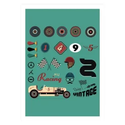 Retro Tema Poster