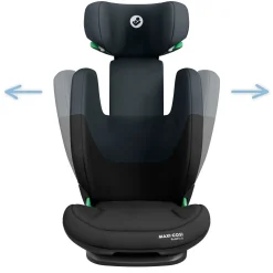 RodiFix S I-Size Bältesstol 4Y-12Y / 15-36 Kg Tonal Black