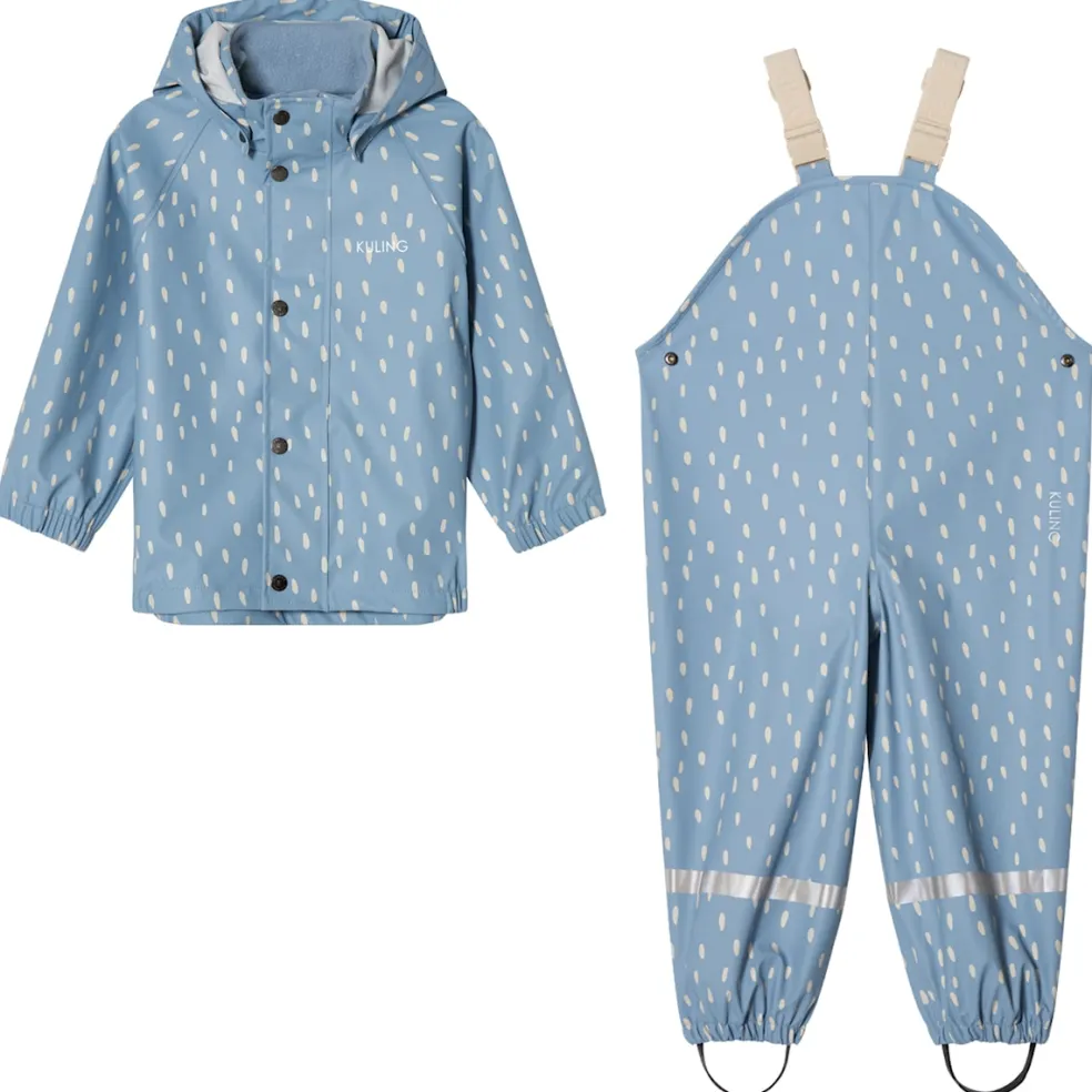 San Marino Ofodrat Regnställ Dove Blue Dots