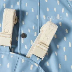 San Marino Ofodrat Regnställ Dove Blue Dots