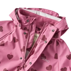 San Marino Ofodrat Regnställ Mauve Hearts