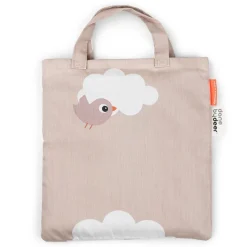 SE GOTS Happy Clouds 100 x 130 / 38 x 55 cm Junior Påslakanset Puderrosa