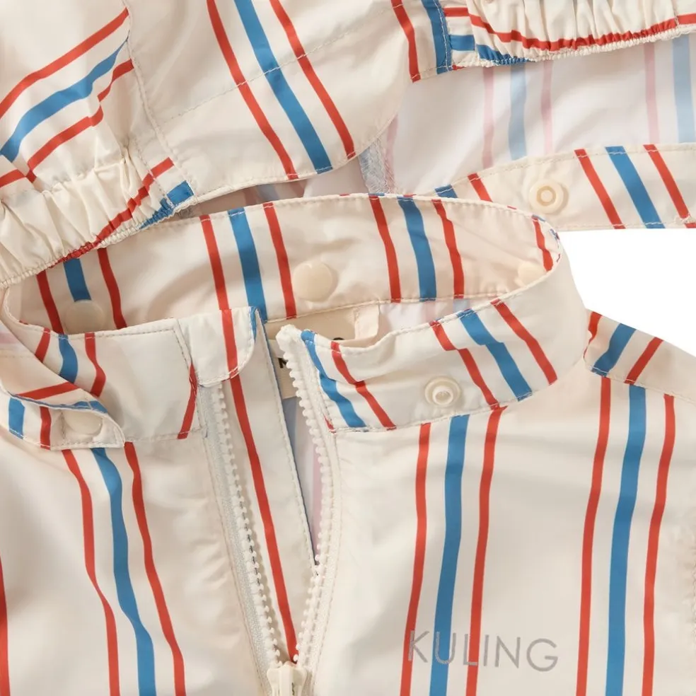 Simrishamn Vindjacka Blue/red Stripe