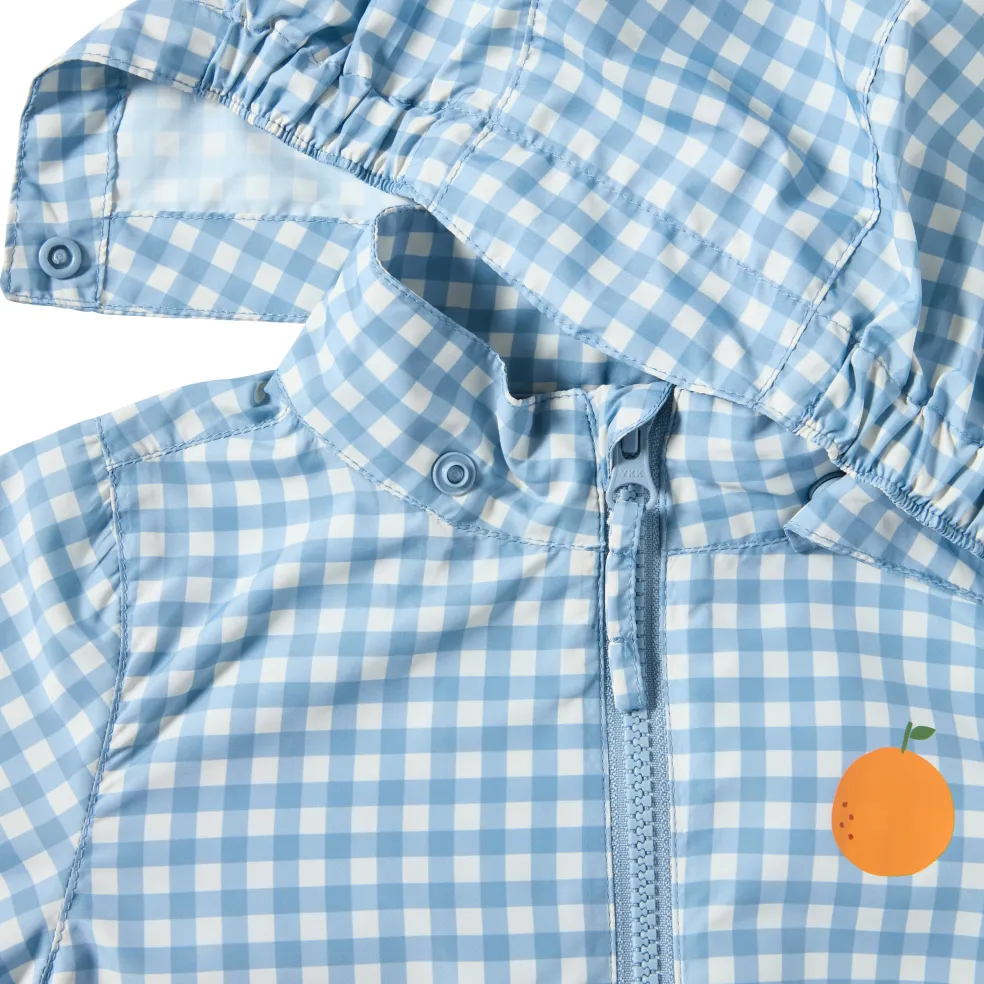 Simrishamn Vindjacka Dove Blue Check