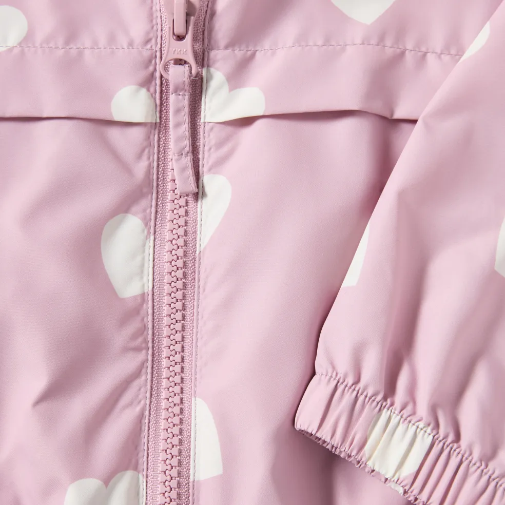 Simrishamn Vindjacka Pink Hearts
