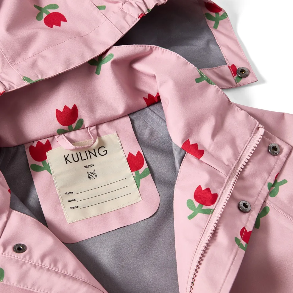 Skagen Andningsbart Regnställ Pink Tulips