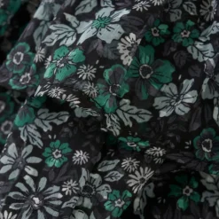 Skirt Flower Dobby Pine Green Dobby Flower Kort Kjol Pine Green