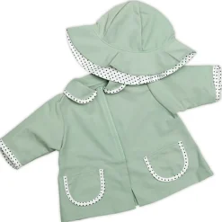 Skrållan Docka Regnjacka & Hatt Green