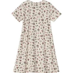 Sofia GOTS Mönstrat Nattlinne Wild Strawberry