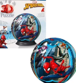 Spiderman 3D Pusselboll Multicolor