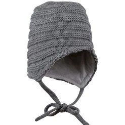 Stickad Babymössa Grå