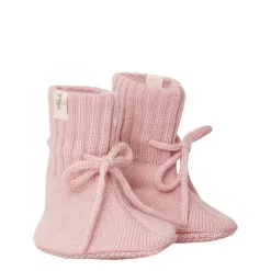 Stickade Tossor I Ull Blush Pink