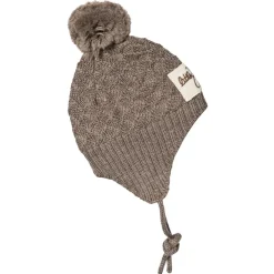 Stickad Mössa Wood Brown