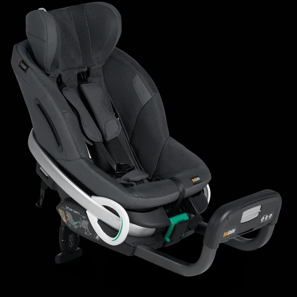 Stretch Bakåtvänd Bilbarnstol 6M-7Y / 61-125 Cm Anthracite Mesh
