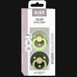 Studio Colour Fusion 2-pack Runda Latexnappar Sage Hunter Green
