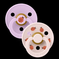 Studio Colour Ladybug 2-pack Runda Latexnappar Violet Sky Mix