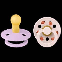 Studio Colour Ladybug 2-pack Runda Latexnappar Violet Sky Mix