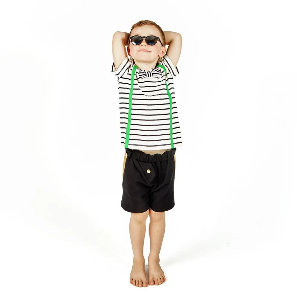 Sunnyboy Mjukis Shorts Svart/Guld