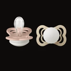 Supreme Glow 2-pack Symmetriska Silikonnappar Blush Vanilla