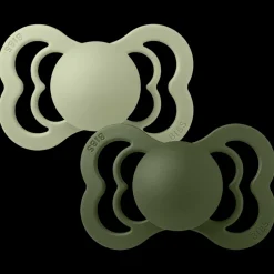 Supreme 2-pack Symmetriska Silikonnappar Sage Hunter Green