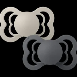 Supreme 2-pack Symmetriska Silikonnappar Sand Iron