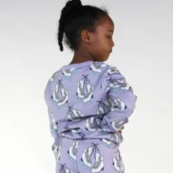 Sweatshirt Orchid Petal med skridskor