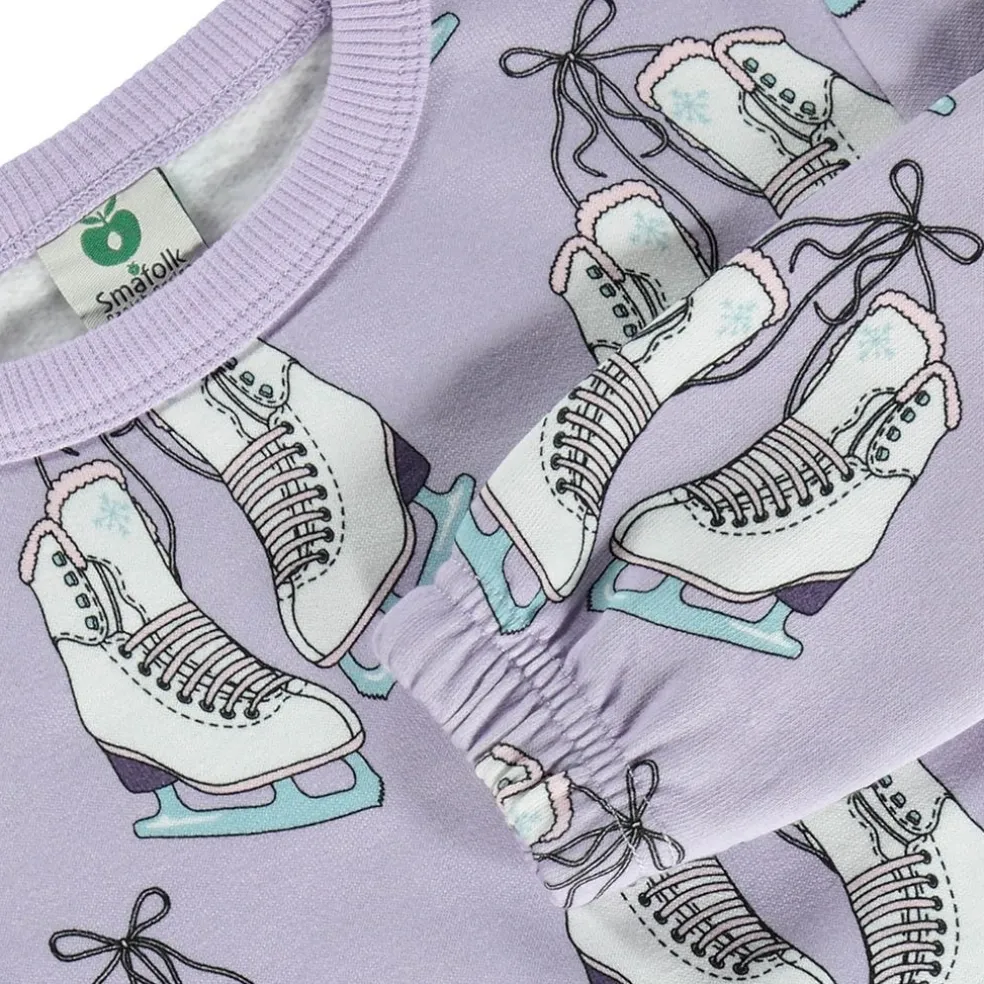 Sweatshirt Orchid Petal med skridskor