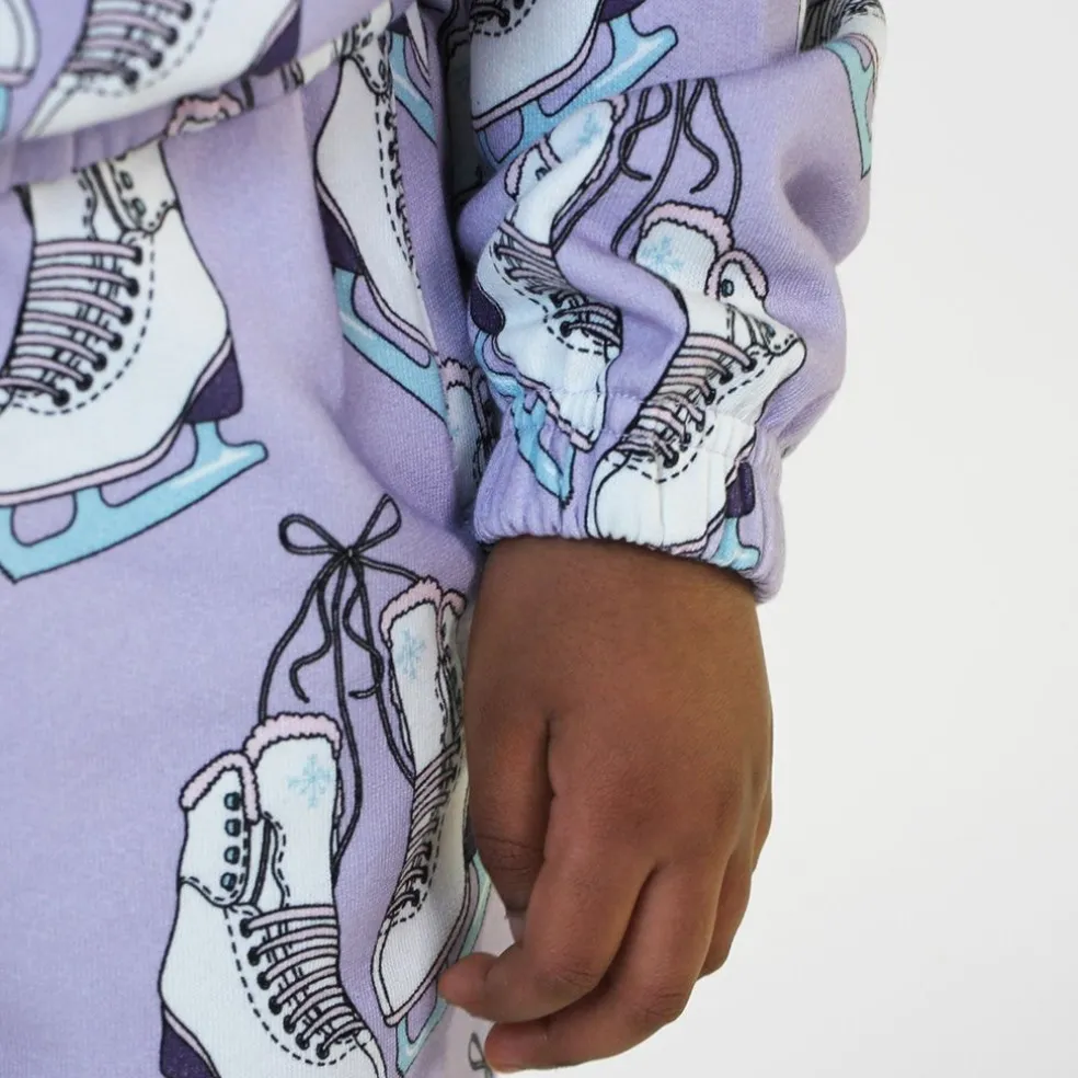 Sweatshirt Orchid Petal med skridskor