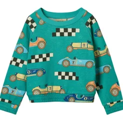 Sweatshirt Race Cars Teal