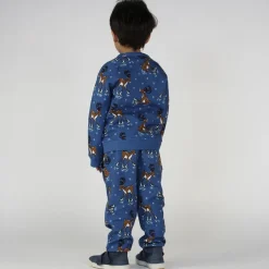 Sweatshirt with reindeer Federal Blue Federal Reindeer Sweatshirt i Federal Blue