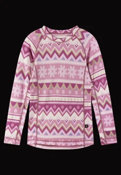 Taitoa Underställsset I Ull Grey Pink