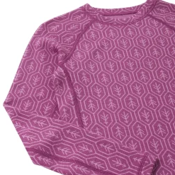 Taival Underställsset I Ull Red Violet