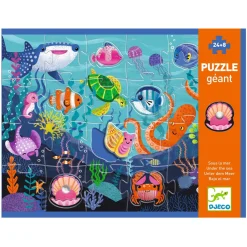 Taktilt Havspussel - 32 Bitar Multi