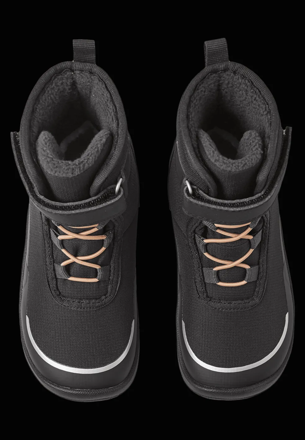 Talvella Kids Reimatec Barfota Vinterkängor Black