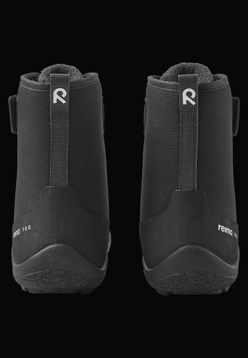 Talvella Kids Reimatec Barfota Vinterkängor Black