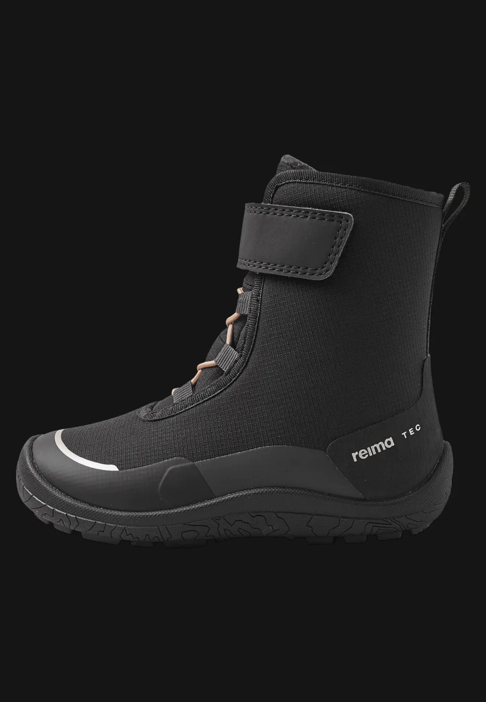 Talvella Kids Reimatec Barfota Vinterkängor Black