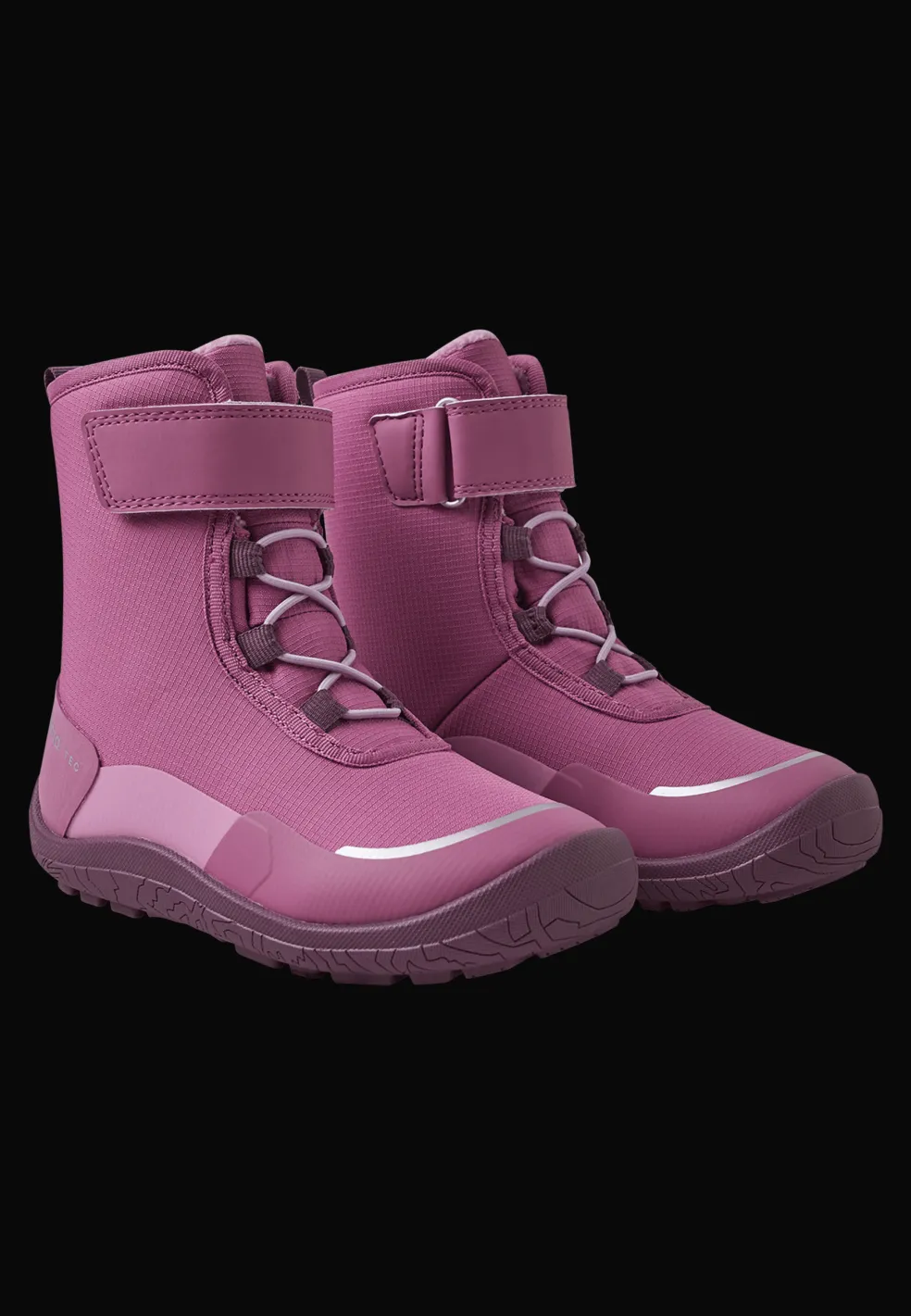 Talvella Kids Reimatec Barfota Vinterkängor Red Violet