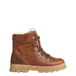 Toni Tex Cognac Snow Boots med Hiker-9002 Design