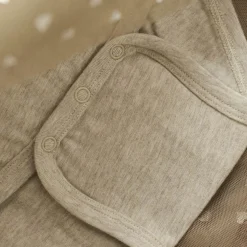 Tyllklänning Beige Melange
