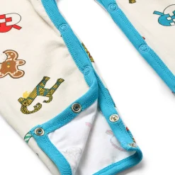 Ulm Långärmad Babydräkt Med Juldekorationer Vit Vanilla