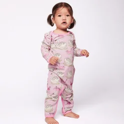 Ulm Långärmad Onesie Blush Cream